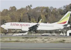  ??  ?? The Ethiopian Airlines plane that crashed last weekend