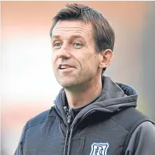  ??  ?? Dark Blues manager Neil McCann.