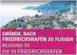  ?? FOTOS: YOUTUBE ?? Das Traumziel für den nächsten Urlaub: Friedrichs­hafen am, äh, Lago Maggiore?