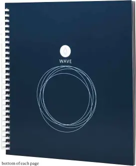  ??  ?? ABOVE It may look like a normal notepad, but don’t use a normal Biro – the Rocketbook system only picks up Pilot’s Frixion pens