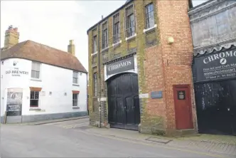  ??  ?? The former Chromos Gallery in Stour Street is being turned into a cereal cafe