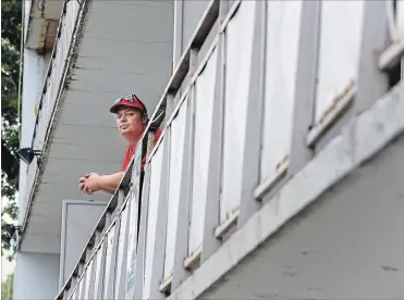  ?? PHOTOGRAPH BY JOHN RENNISON, THE HAMILTON SPECTATOR ?? Mike Wood, chair of the tenants' advocacy group Hamilton ACORN, got involved with the organizati­on because of his own bad experience­s with landlords.