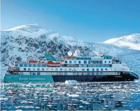  ?? PROVIDED BY TYSON MAYR ?? Aurora Expedition­s’ Sylvia Earle ship.