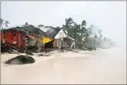  ?? TATIANA FERNANDEZ/AP PHOTO ?? A gift shop damaged in the crossing of Hurricane Maria is shown Thursday on Cofrecito Beach, Bavaro, Dominican Republic.