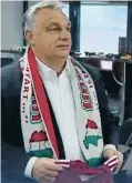  ?? Insta a ?? Orbán, con la polémica bufanda
