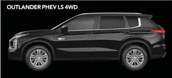  ?? ?? OUTLANDER PHEV LS 4WD