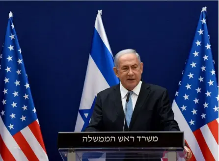  ?? AFP ?? “Hay muchas más reuniones con líderes árabes y musulmanes para normalizar sus relaciones con Israel”, afirmó ayer el primer ministro Benjamín Netanyahu.