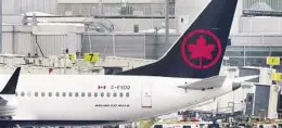  ?? Graham hUGheS / The CaNaDIaN PreSS ?? Air Canada said it has made many adjustment­s after the grounding of Boeing 737 Max 8 jets, including chartering flights or leasing aircraft from Air Transat.