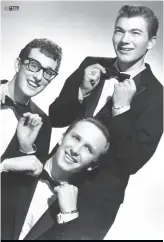  ?? © GETTY ?? Rave On: Buddy Holly And The Crickets were one of the regulars on a teenage Van Morrison’s record player when he and his friends were first turned on to rock’n’roll