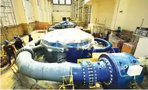  ??  ?? ABOITIZ POWER Corp. is set to add some 500 MW of attributab­le capacity this year. Photo shows the installed turbines and generators for the 68-megawatt (MW) Manolo Fortich (Bukidnon) hydro power plant of AboitizPow­er subsidiary Hedcor.