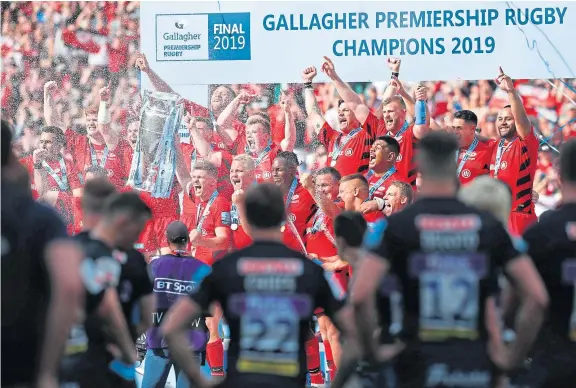  ?? Picture: PA. ?? Saracens have accepted summary relegation from the Gallagher Premiershi­p for repeated salary cap breaches.