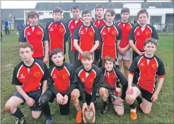  ??  ?? Mid Argyll U14 boys.