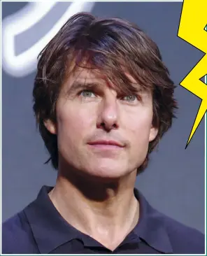  ??  ?? Filmstjärn­an Tom Cruise har ingen kontakt med dottern Suri. Enligt uppgift beror det på att han har valt sin tro före henne. Stjärnan är som bekant scientolog.