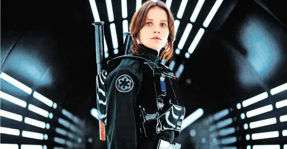  ?? Foto: Falcon ?? „Nekonečné“hvězdné války Dalším filmem z populární série, který se chystá do kin, je Rogue One: Star Wars Story, v němž hraje hlavní roli Felicity Jonesová.