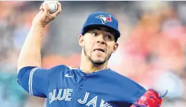  ?? POSTMEDIA NEWS ?? Jose Berrios of the Toronto Blue Jays pitches in the third inning of a game against the Baltimore Orioles at Oriole Park at Camden Yards on June 14, 2023.