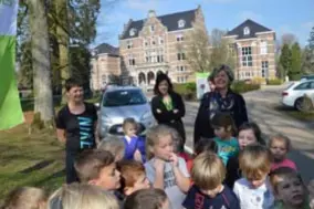  ?? FOTO KMA ?? Vorig jaar werd nog een wandelpad voor kinderen geopend bij ZNA Joostens.