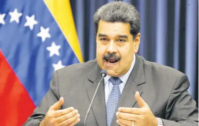  ?? AP ?? President of Venezuela, Nicolas Maduro.