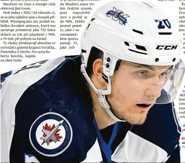  ?? Foto: Getty Images ?? Blízko snu Winnipeg Jets mu poslali nabídku smlouvy.