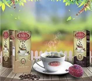  ??  ?? Luvoco – The Healthier gourmet Coffee gives consumers the extra health benefits from ganoderma.