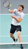  ?? F.: WITTERS ?? Alexander Zverev schlägt vor den ATP Finals zurück.