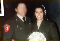  ??  ?? Julie Gudino (above, on her wedding day in 1985, and today) says Deborah Green once asked her to kidnap a child from Mexico to bring into the cult, but she couldn’t do it. Gudino left when the Greens asked her to abandon her son by the side of the road.