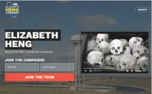  ??  ?? Screen shot from congressio­nal candidate Elizabeth Heng’s campaign ad that mentions the 1970s Cambodian genocide.