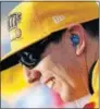  ?? [NASCAR GETTY IMAGES/SEAN GARDNER] ?? Kyle Busch is all smiles as he gets closer to Richard Petty’s all-time NASCAR wins record.