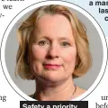  ??  ?? Safety a priority, says Vicky Ford