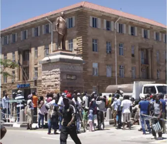  ?? ?? The statue of the late Joshua Nkomo is among sites being promoted by Bulawayo City Council