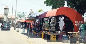  ??  ?? With all the good intentions of then Kingston Mayor Desmond McKenzie and Digicel to years ago have branded stalls put in place, they have become a major eyesore and security risk for some commuters in Half-Way Tree, St Andrew.