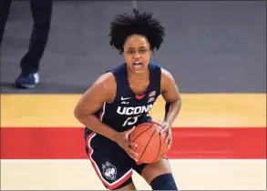  ?? Kathy Willens / Associated Press ?? UConn’s Christyn Williams will be tasked with defending Iowa’s Caitlin Clark in Saturday’s Sweet 16 matchup.