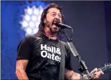  ?? Photo by Al Wagner/Invision/AP ?? Dave Grohl of Foo Fighters performs at Pilgrimage Music and Cultural Festival on 2019 in Franklin, Tenn.