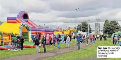  ?? ?? Fun day The popular gala day is just one of the many events returning