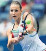  ?? AFP ?? Karolina Pliskova beat Shuai Zhang 36, 75, 64.