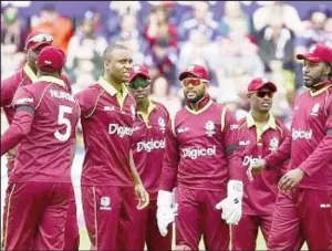  ??  ?? West Indies … will face UAE in Group A of the ICC qualifiers