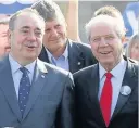  ??  ?? CAMPAIGN Sillars and Alex Salmond in September 2014