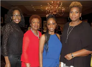  ??  ?? Michelle Johnson, Edith Brown, Edmonda Bailey and Raymona Ellison