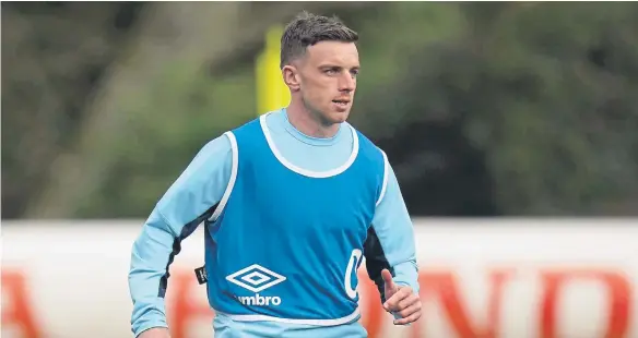  ?? ?? England’s George Ford during a training session.