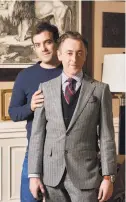  ?? Jonathan Wenk / CBS 2017 ?? Alan Cumming (right) and Daniel Ings in CBS’ “Instinct.”