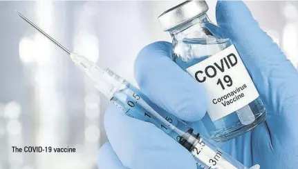  ??  ?? The COVID-19 vaccine
