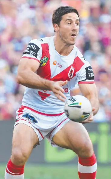  ?? Picture: AP IMAGE ?? CONFIDENT: Ben Hunt silenced his critics with a commanding performanc­e in the Dragons’ resounding eliminatio­n final victory against Brisbane on Sunday.