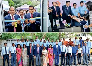  ??  ?? Sri Lanka’s premiere retail bank, HNB PLC announced the opening of its 154th Student Savings Unit – a mini-bank unit operated by students – at Gateway College, Colombo. The new unit was declared open by Gateway Group Chairman, Dr. Harsha Alles and...