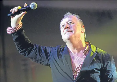  ?? Picture: Kris Miller. ?? Jim Kerr of Simple Minds will return to Dundee next year for the open air gig.