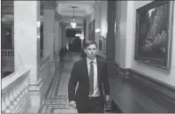  ?? CP PHOTO ?? Ontario Progressiv­e Conservati­ve Leader Patrick Brown leaves Queen’s Park after a press conference in Toronto last month.