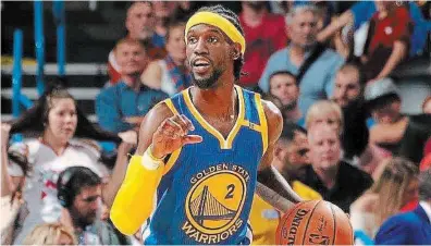  ?? NBA PHOTOS ?? Brianté Weber is pictured in action with the Golden State Warriors.