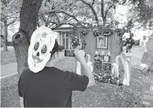  ?? Robin Jerstad/contributo­r file photo ?? Community altars are the heart of Muertos Fest at Hemisfair. The event Saturday and Sunday also will include live music.