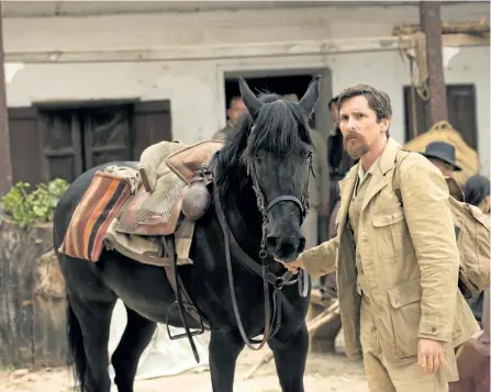  ?? SUPPLIED PHOTO ?? Christian Bale stars in The Promise.