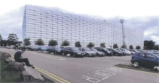  ??  ?? WORTH THE WAIT: An artist’s impression of the £10.73million visitor car park at Aberdeen Royal Infirmary, which is expected to be completed in July next year