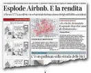  ??  ?? Nell’ottobre 2015, per la prima volta, Airdna svela le case offerte da Airbnb a Firenze: sono 5.775