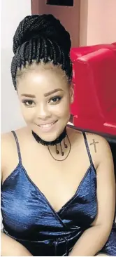  ?? / SUPPLIED ?? Karabo Mokoena was allegedly brutally murdered by boyfriend Sandile Mantsoe, who has since been arrested and is now seeking bail.